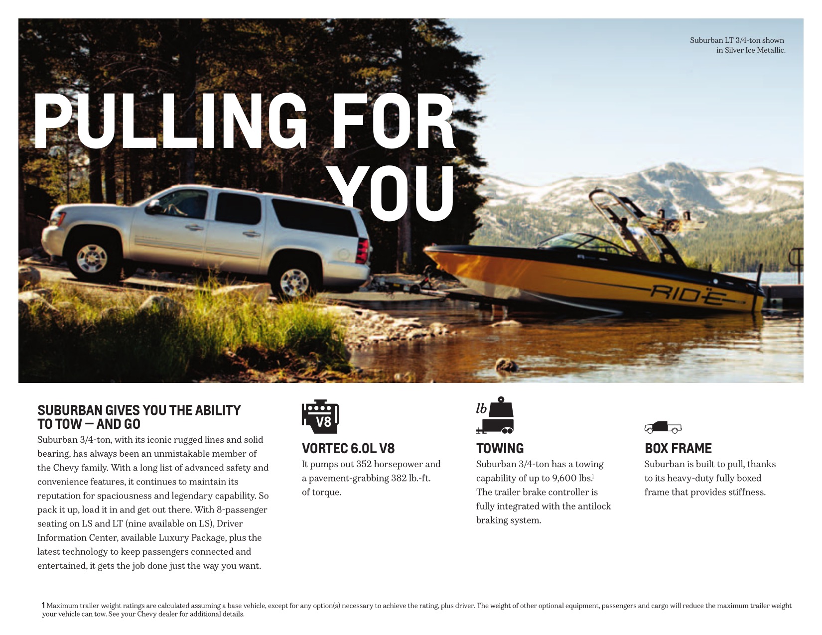 2013 Chevrolet Suburban Brochure Page 14